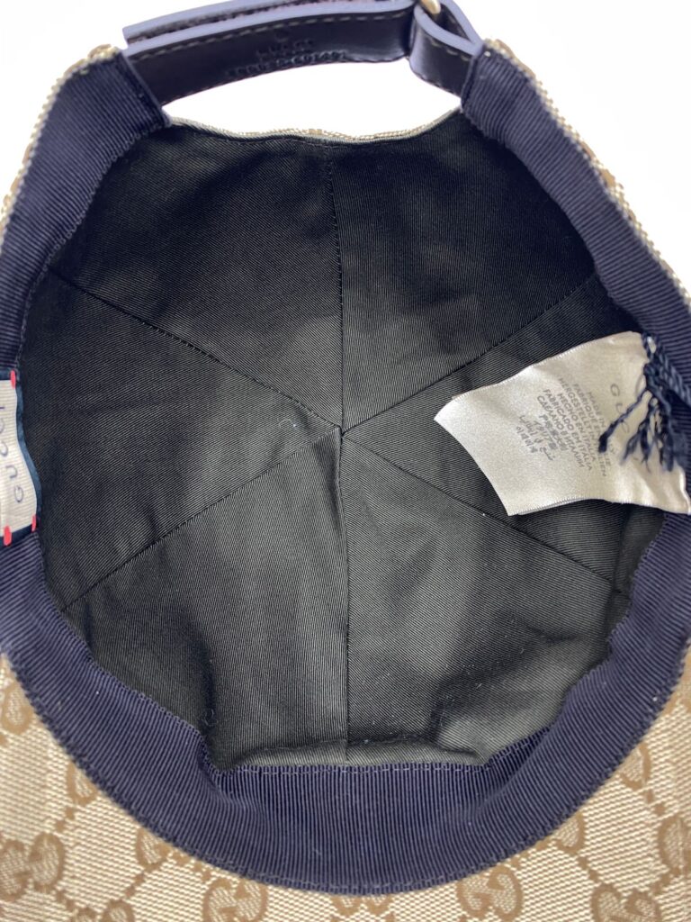 Baseball Cap GG Canvas Brown