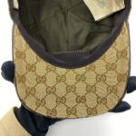 Baseball Cap GG Canvas Brown