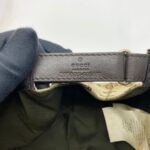 Baseball Cap GG Canvas Brown