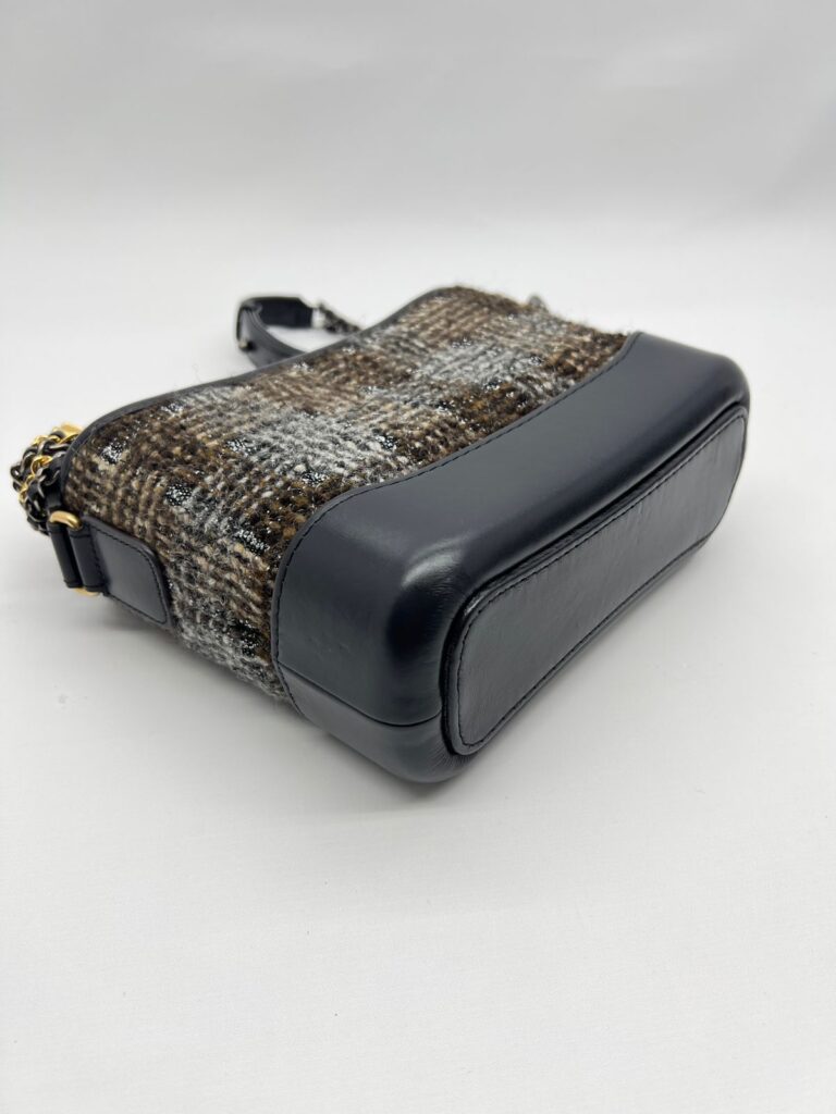 Gabrielle Small Tweed Dark Grey Brown Multicolor