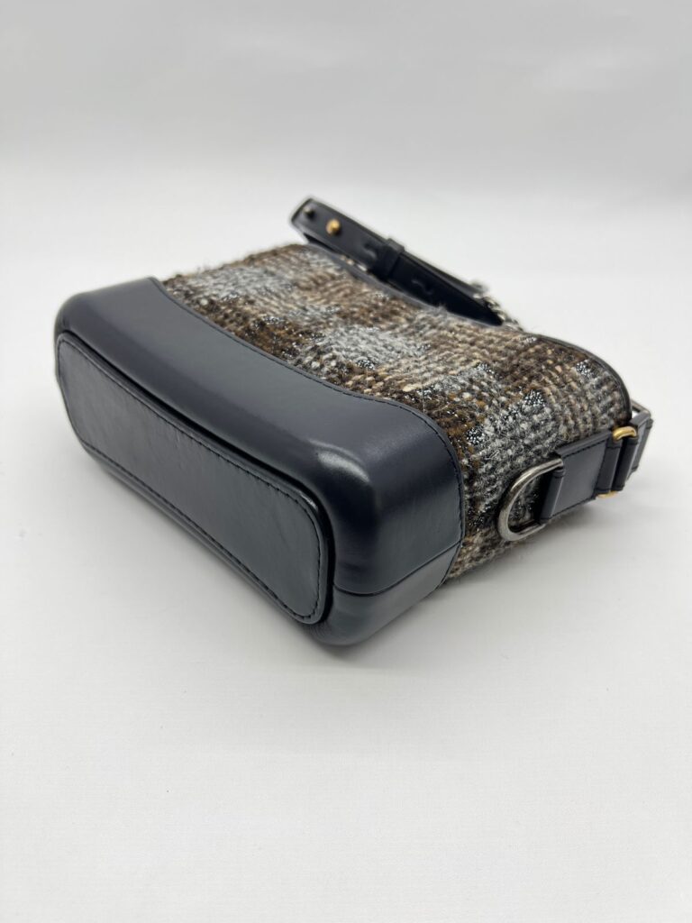 Gabrielle Small Tweed Dark Grey Brown Multicolor