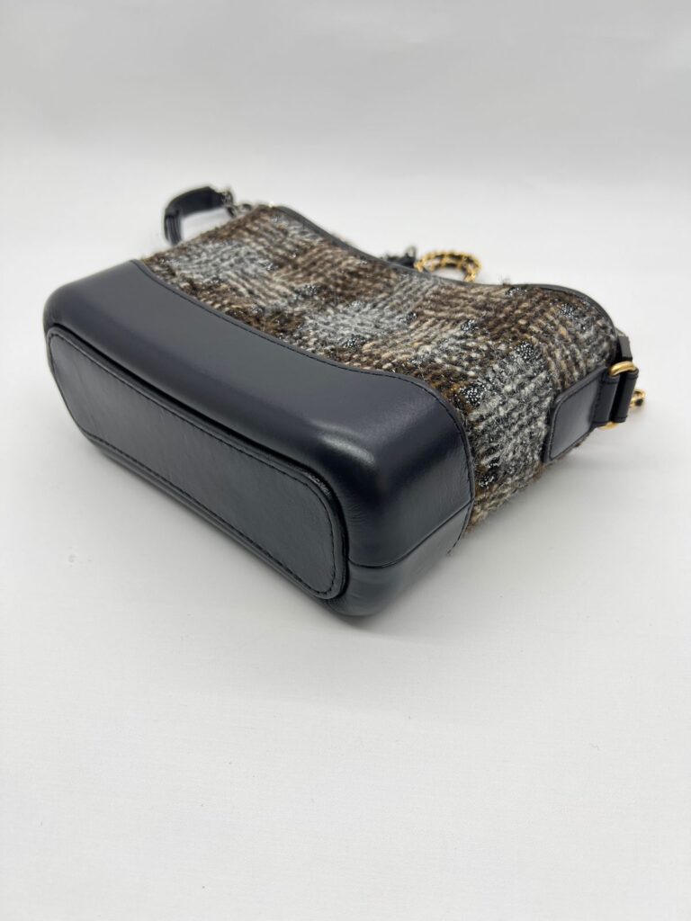 Gabrielle Small Tweed Dark Grey Brown Multicolor