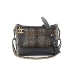 Gabrielle Small Tweed Dark Grey Brown Multicolor