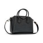 Small Antigona Black Stud SHW