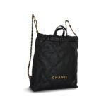 C22 Backpack Lambskin Black GHW