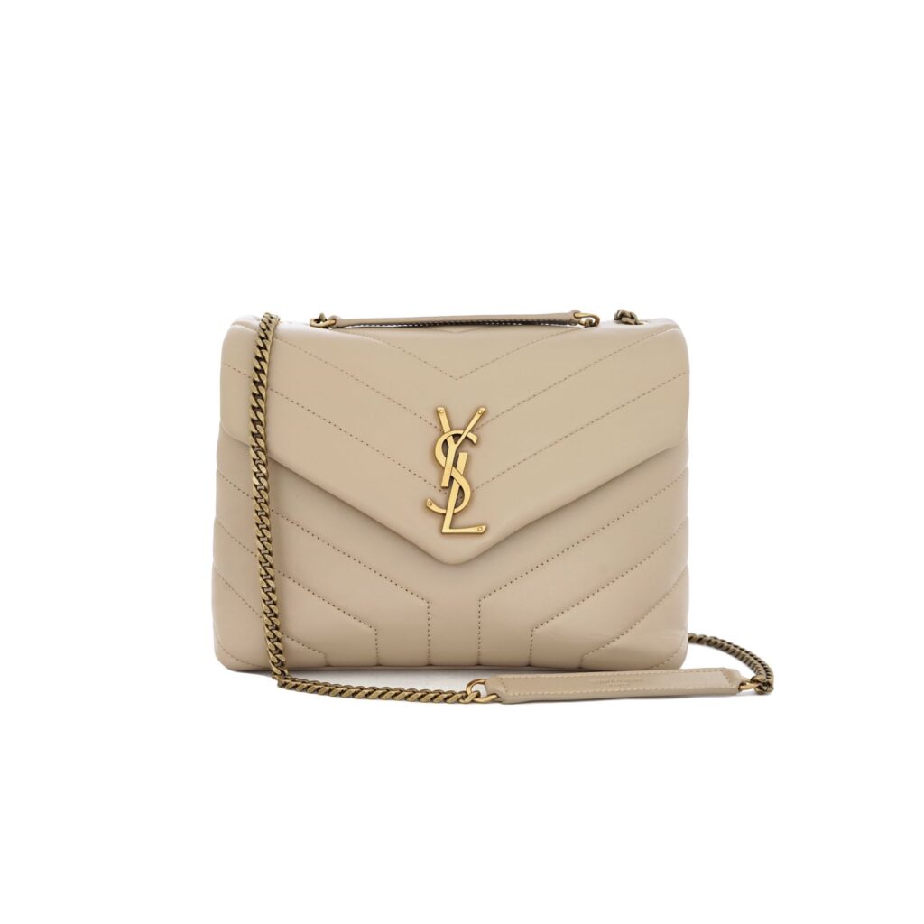 Loulou Small Dark Beige GHW