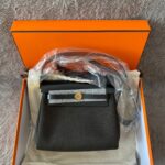 Mini Herbag 20 Canvas Hunter Dark Bronze/Noir GHW