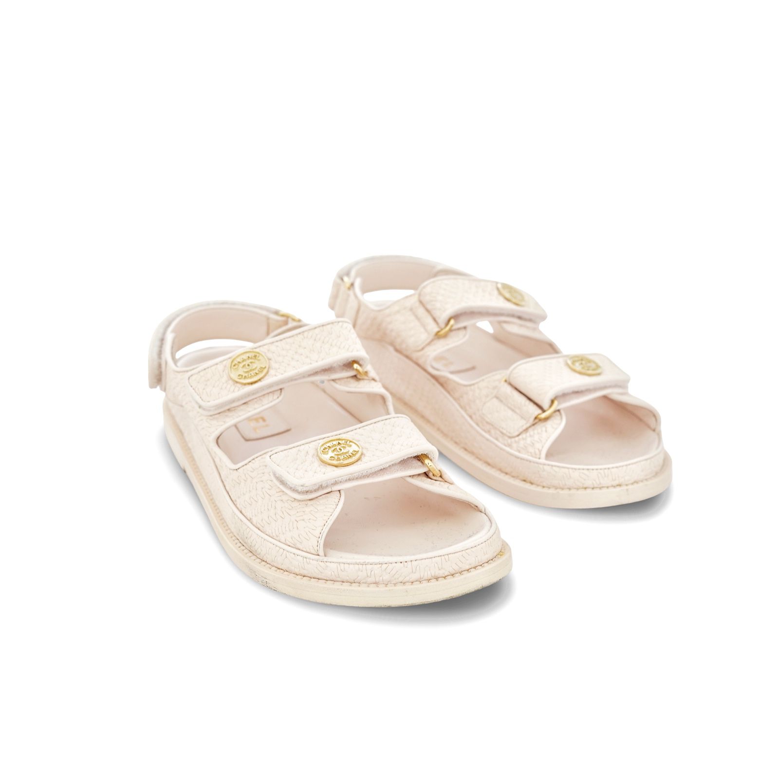 Dad Sandals Calfskin Light Pink GHW