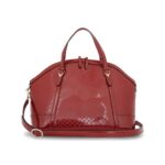 Nice Top Handle Patent Microguccissima Red LGHW