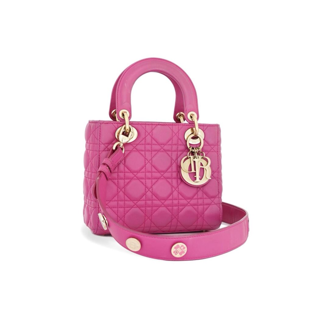 Lady Dior Small Lambskin Pink GHW
