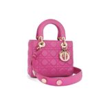 Lady Dior Small Lambskin Pink GHW