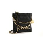 C22 Mini Lambskin Black GHW