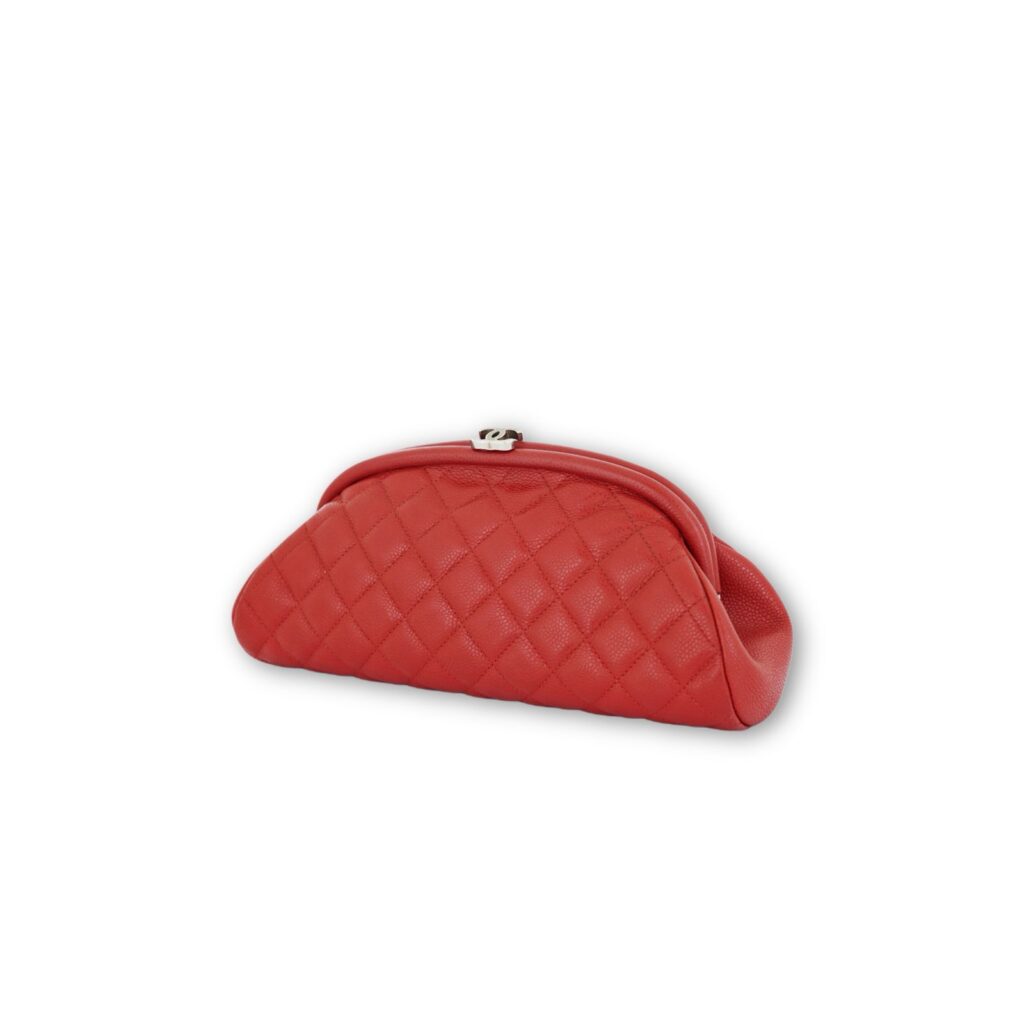 Timeless Clutch Caviar Red SHW