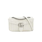 Marmont Flap Small Ivory Geometric RHW