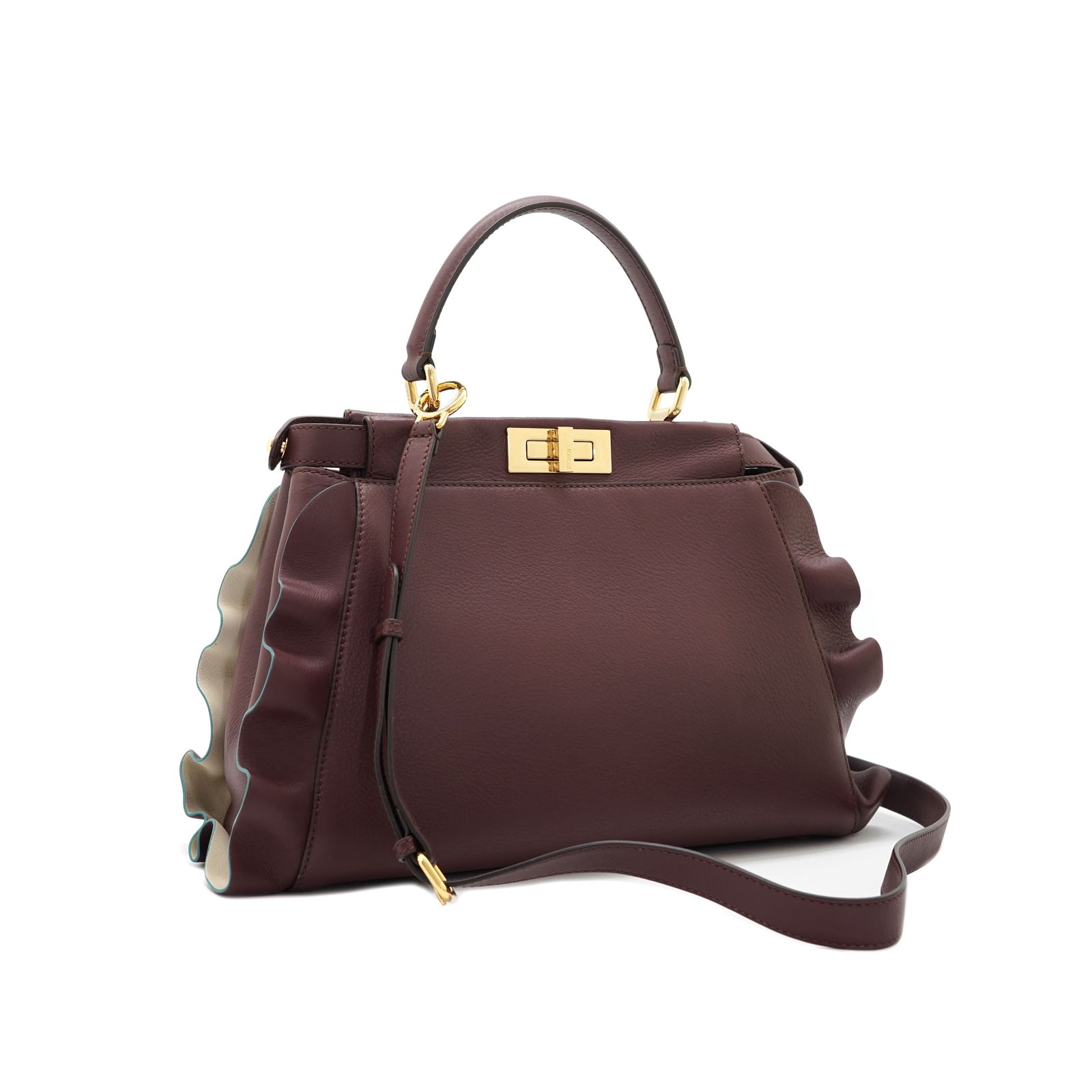 Peekaboo Medium Waves Bordeaux GHW