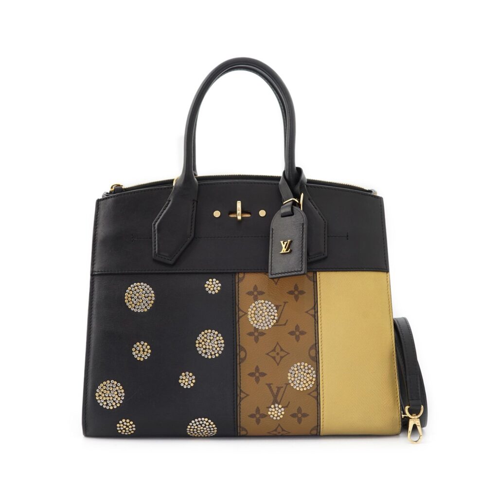 City Steamer MM Monogram Reverse Night Light Studded GHW