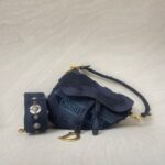 Saddle Embroidered Camouflage Navy GHW