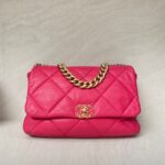 C19 Large Lambskin Red Pink