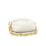 The Chain Pouch Porridge Gold Hardware