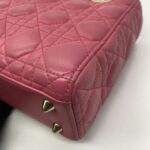 Lady Dior Small Lambskin Fuchisia GHW