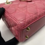 Lady Dior Small Lambskin Fuchisia GHW