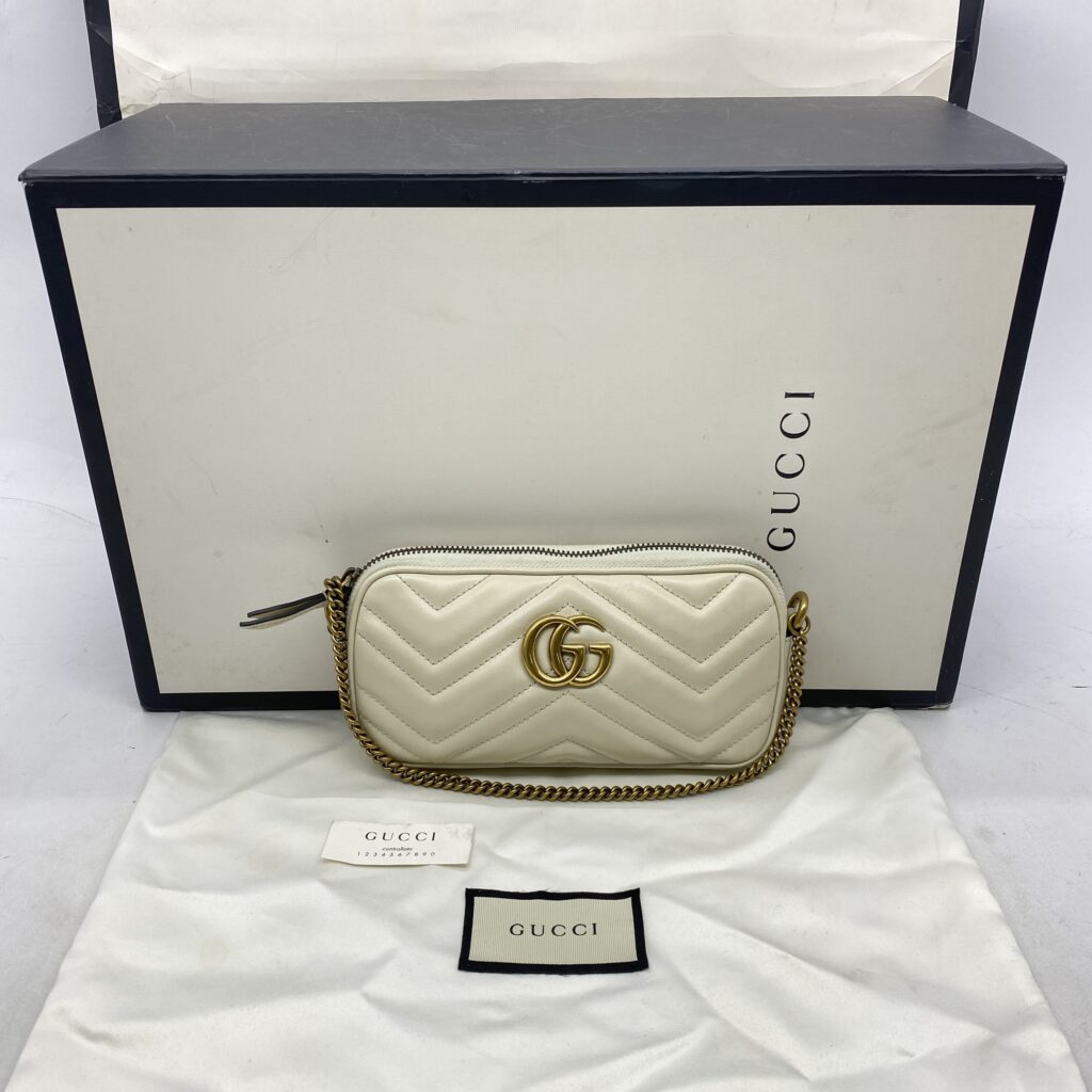 Marmont Chain Ivory GHW