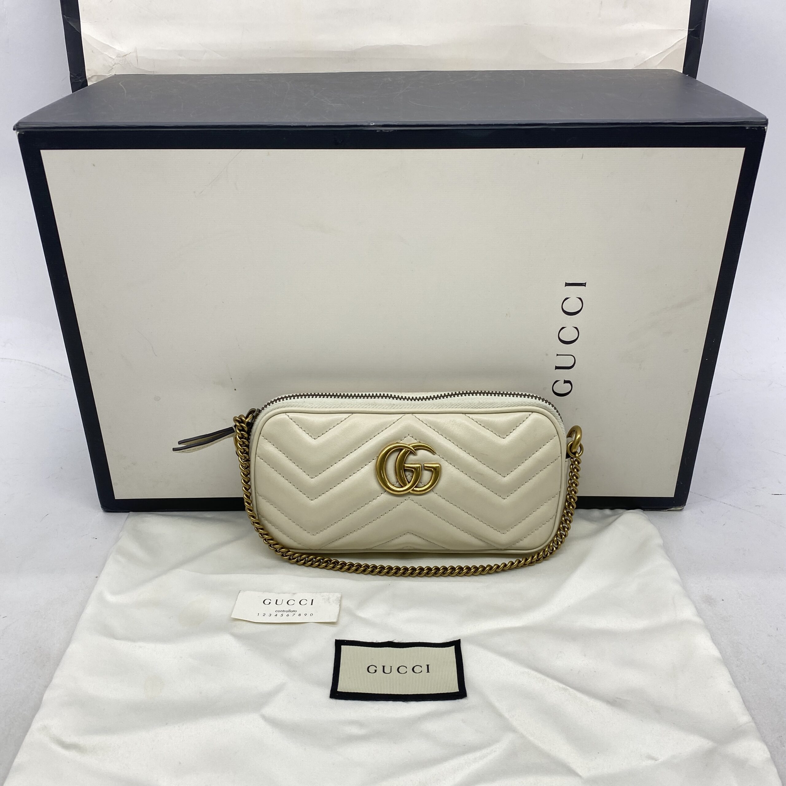 Marmont Chain Ivory GHW