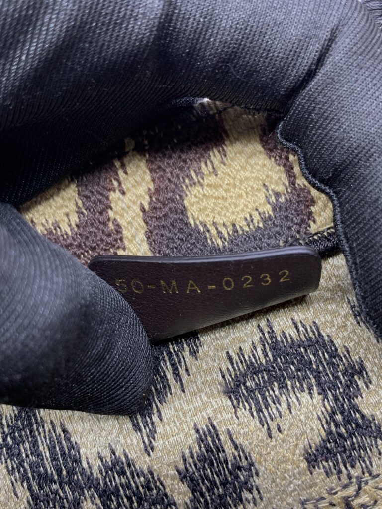 Small Book Tote Canvas Leopard Beige