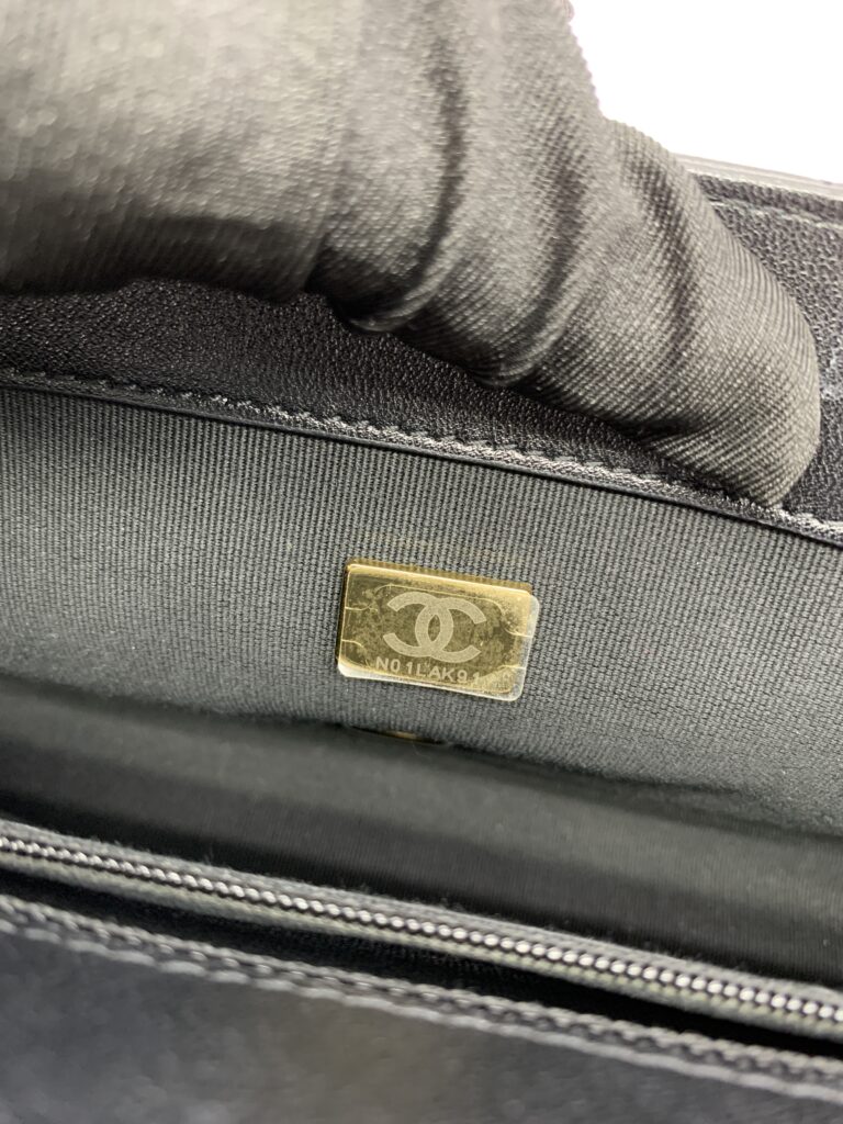 CC Flap Bag Black GHW