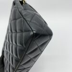 CC Flap Bag Black GHW