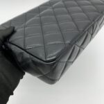 CC Flap Bag Black GHW