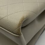 Coco Luxe Flap Bag Grey GHW