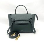 Micro Belt Bag Grained Green Forest GHW