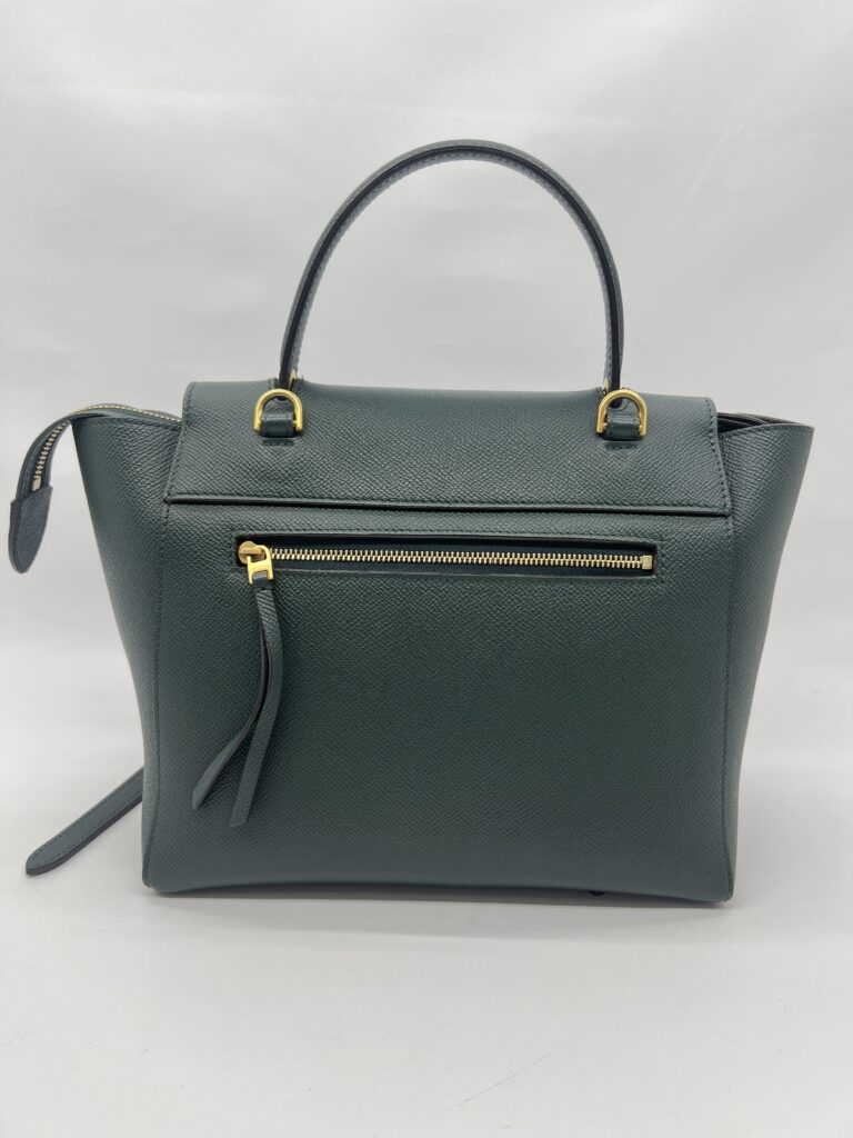 Micro Belt Bag Grained Green Forest GHW