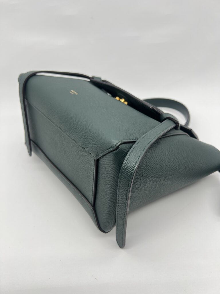Micro Belt Bag Grained Green Forest GHW
