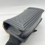 Boy 25 Medium Black Lambskin GHW