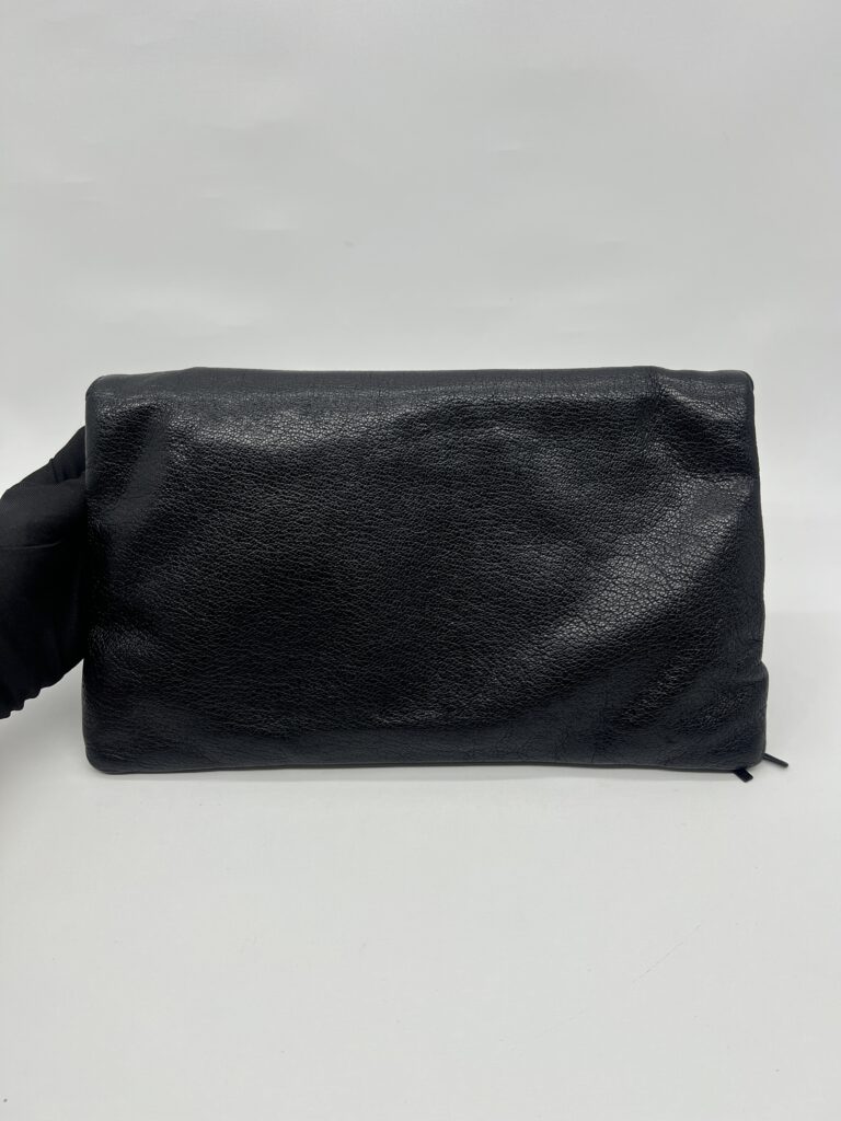 Envelope Clutch Metallic Edge Black GHW