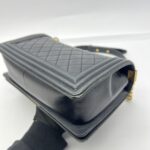 Boy 25 Medium Black Lambskin GHW