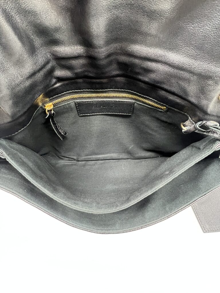 Envelope Clutch Metallic Edge Black GHW