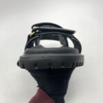 Dad Sandal Black Quilted Cannage Calfskin GHW