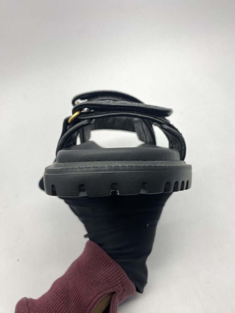 Dad Sandal Black Quilted Cannage Calfskin GHW