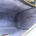 Celine Nano Belt Bag Navy Croco Embossed GHW