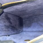 Celine Nano Belt Bag Navy Croco Embossed GHW