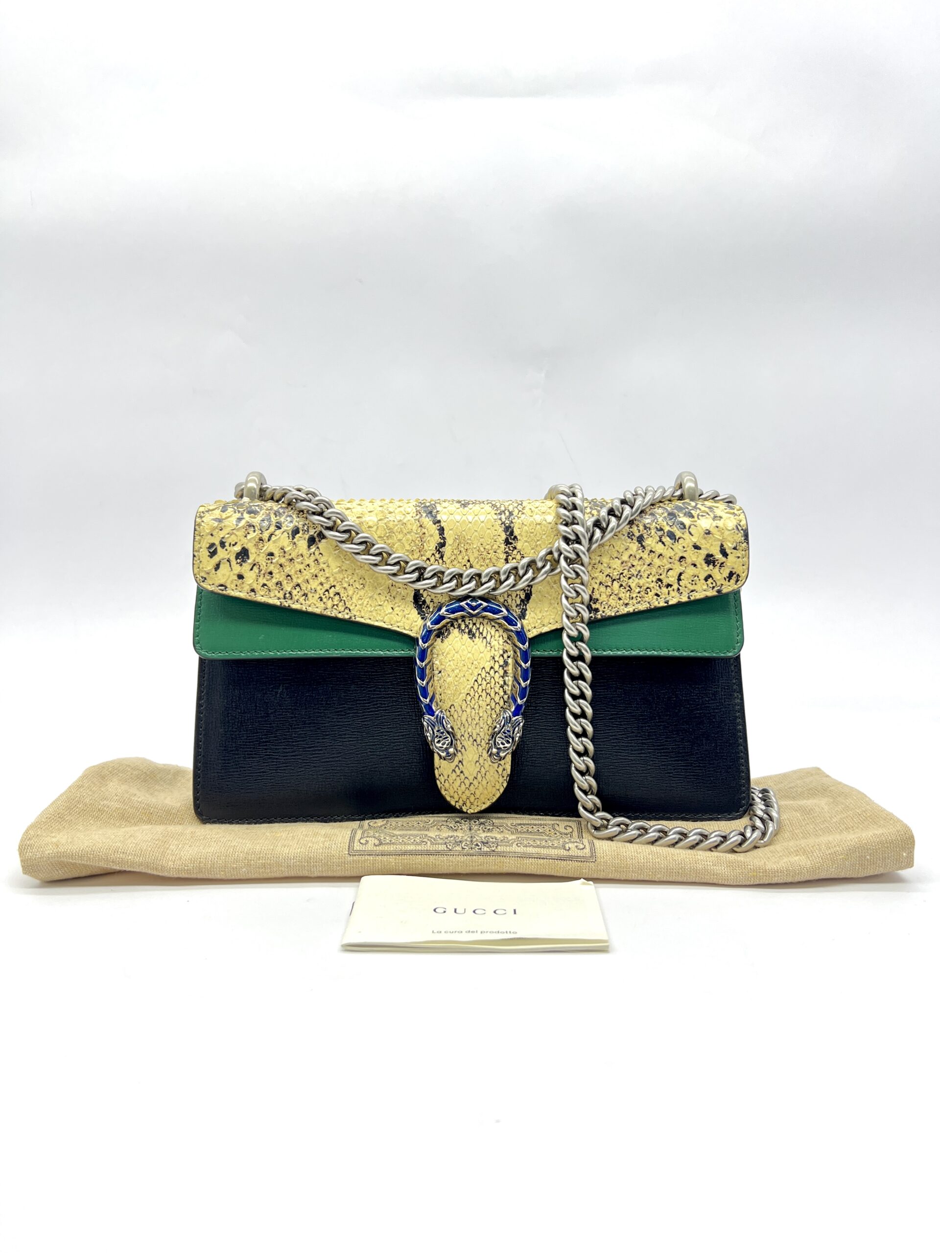 Dionysus Snake Skin Black Green RHW