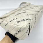 Marmont Flap Small X White Balenciaga Logo GHW