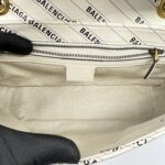 Marmont Flap Small X White Balenciaga Logo GHW