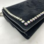 Dionysus Crystal Suede Black SHW