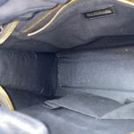 City Small Edge Croco Shiny Dark Grey GHW