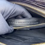 City Small Edge Croco Shiny Dark Grey GHW