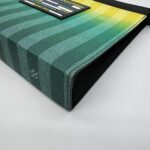 Pochette Voyage MM Damier Striped Gradient Yellow Green SHW